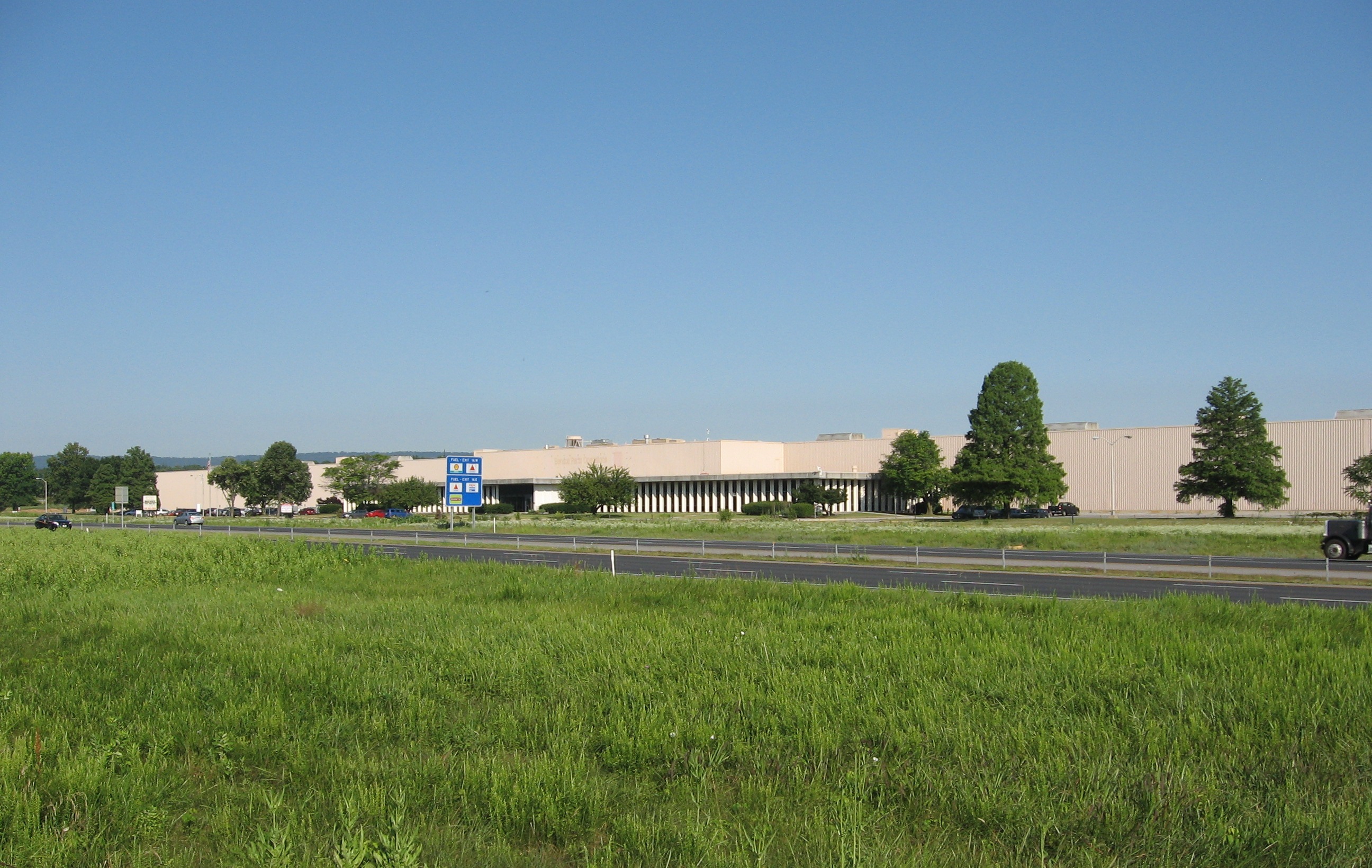 shot of the property next to the highway